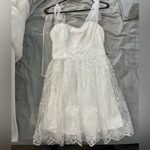 white audrey parks dress